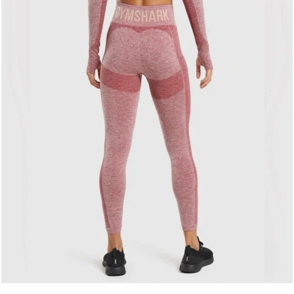 Gymshark Heathered Pink Leggings Size Xl Womens Buttlifting seamless - Picture 2 of 8